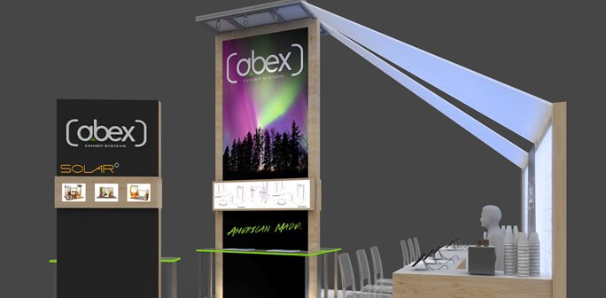 Abex Solar 20x20 Custom Modular Exhibit - EXHIBITOR 2017 Abex Solar 20x20 Custom Modular Exhibit - EXHIBITOR 2017