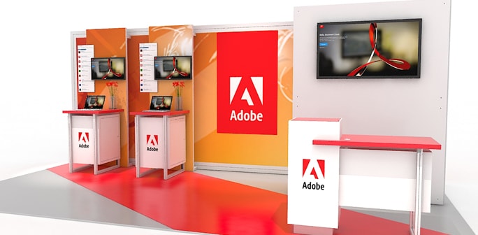 Adobe - 10x20 Solar Modular Exhibit Adobe - 10x20 Solar Modular Exhibit