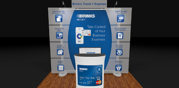 Triton Hybrid Modular Exhibit Brinks 10x10 Exhibit Design