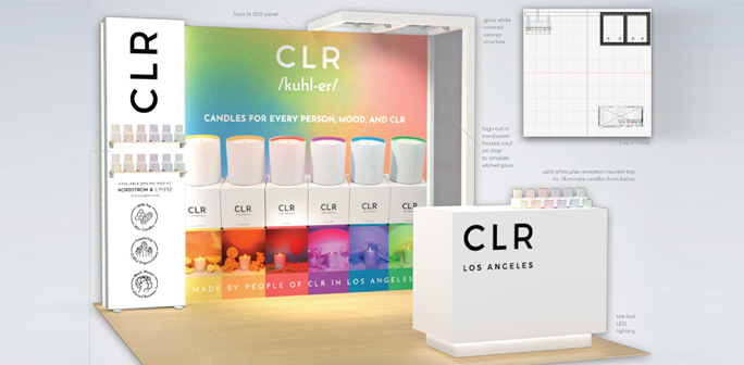 CLR Booth Design by ABEX Exhibits CLR 10x10 Exhibit