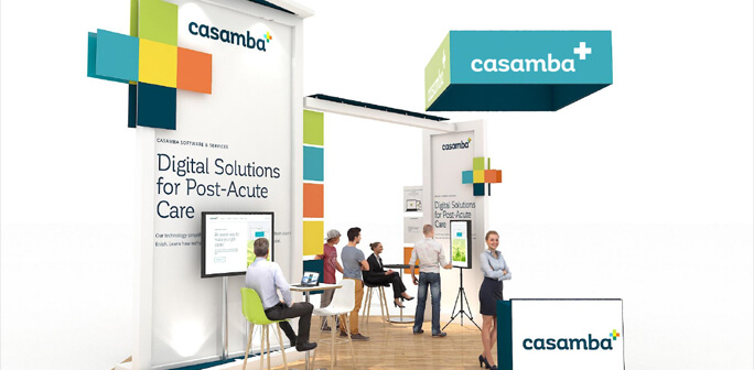 Casamba 20x20 Booth Design Casamba 20x20 Exhibit Design by Abex Exhibits