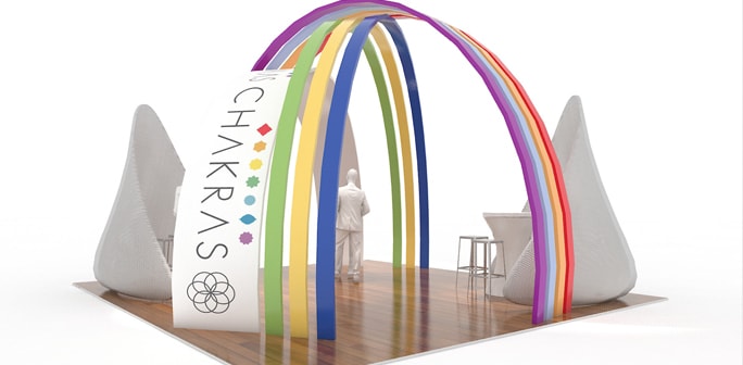 Chakras - 20x20 Custom Modular Exhibit Chakras - 20x20 Custom Modular Exhibit