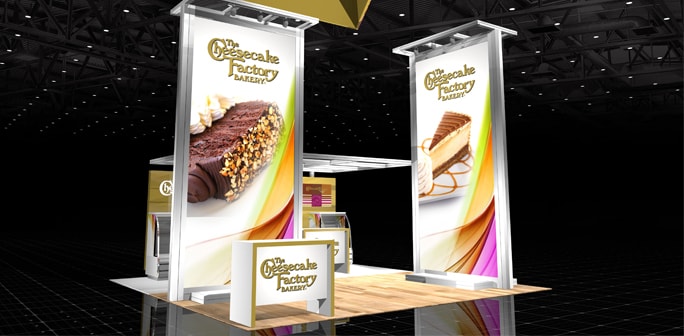 Cheesecake Factory Bakery - 20x20 Solar Modular Exhibit Cheesecake Factory Bakery - 20x20 Solar Modular Exhibit