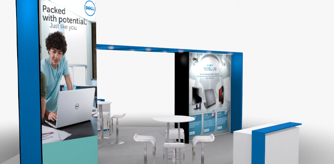 Dell Booth Design 3D Design by ABEX