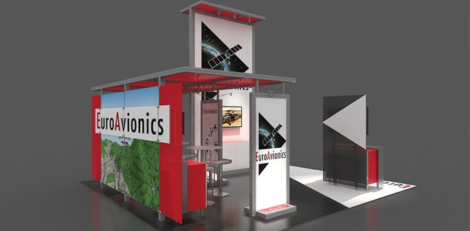 Euro Avionics - 20x20 Solar Modular Exhibit Euro Avionics - 20x20 Solar Modular Exhibit