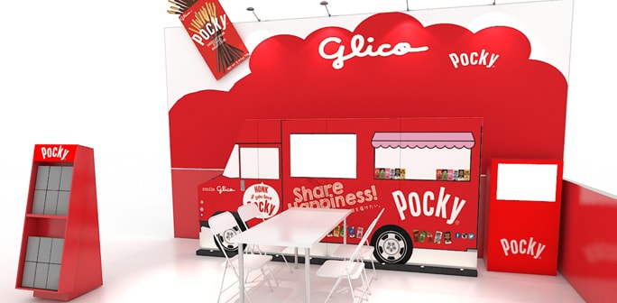 Glico/Pocky - 10x20 Custom Modular Exhibit Glico/Pocky - 10x20 Custom Modular Exhibit