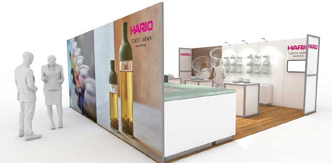 Hario - Solar 20x20 Modular Exhibit Hario - Solar 20x20 Modular Exhibit