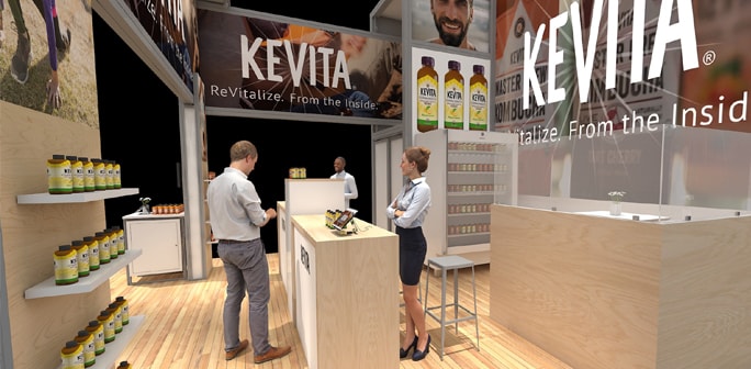 Kevita - Custom 20x20 Solar Modular Exhibit Kevita - Custom 20x20 Solar Modular Exhibit