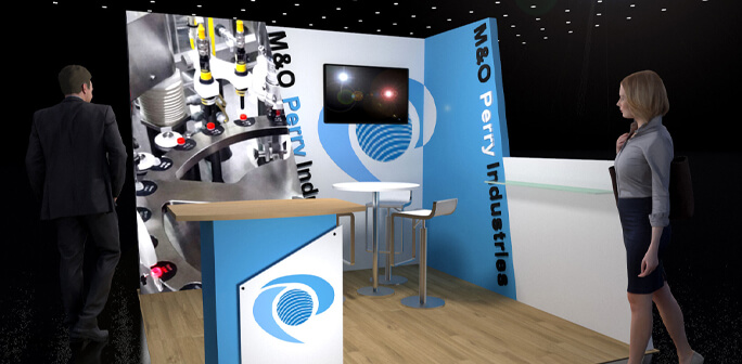 MO Perry Lumiwall / Elite Graphic Wall 10x10 MO Perry Lumiwall / Elite Graphic Wall 10x10 by Abex Exhibits
