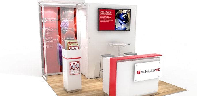 Molecular MD 10x10 Solar Custom Modular Exhibit Molecular MD 10x10 Solar Custom Modular Exhibit