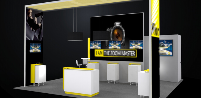 Nikon Booth Design 3D Design by ABEX