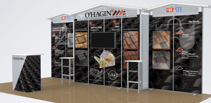 OHAGIN 10x20 Design 3D design by Abex Exhibits