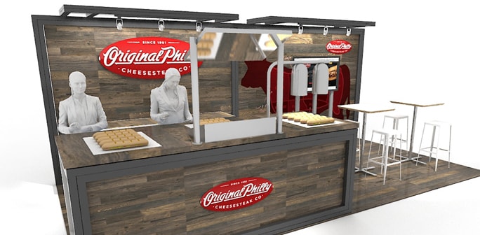 Original Philly - 10x20 Custom Modular Exhibit Original Philly - 10x20 Custom Modular Exhibit