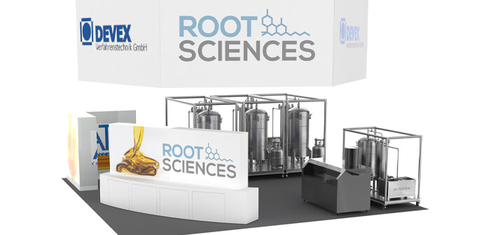 Root Sciences 30x30 Booth Design Root Sciences 30x30 Icon Exhibit by Abex Exhibits