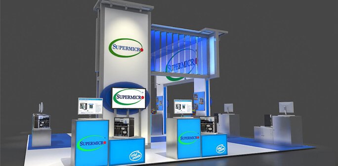 Supermicro - Solar 20x30 Custom Modular Exhibit Supermicro - Solar 20x30 Custom Modular Exhibit