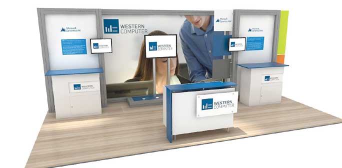 Western Computer - Solar 10x20 Modular Exhibit Western Computer - Solar 10x20 Modular Exhibit