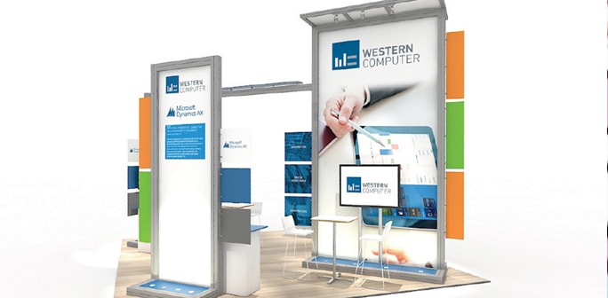 Western Computer - Solar 20x20 Modular Exhibit Western Computer - Solar 20x20 Modular Exhibit