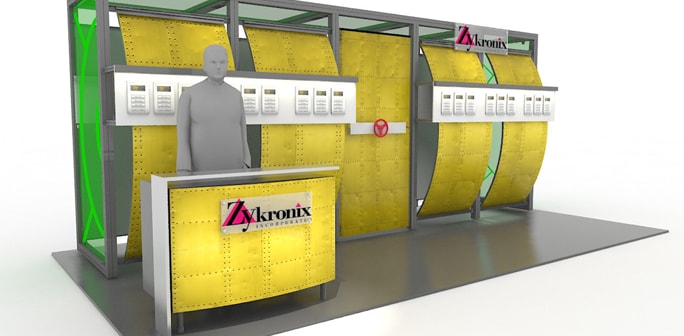 Zykronix - 10x20 Custom Modular Exhibit Solution Zykronix - 10x20 Custom Modular Exhibit Solution
