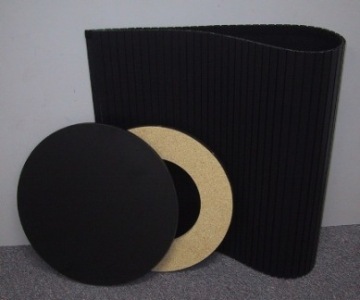 round plastic pedestal display stand completely disassembled