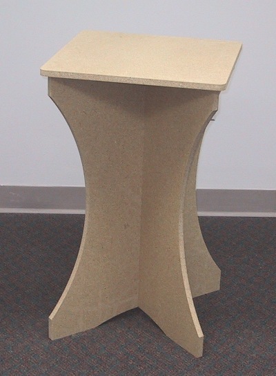 X Base Merchandise Display Table