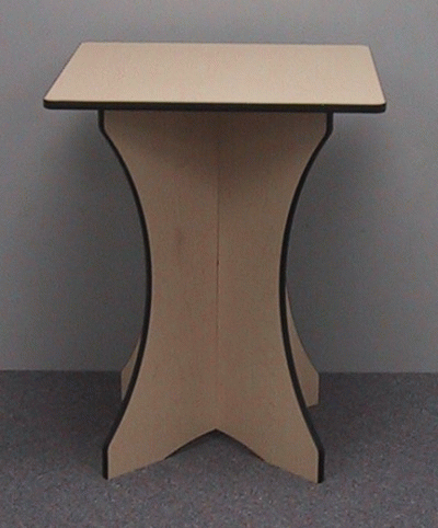 X Base Merchandise Display Table