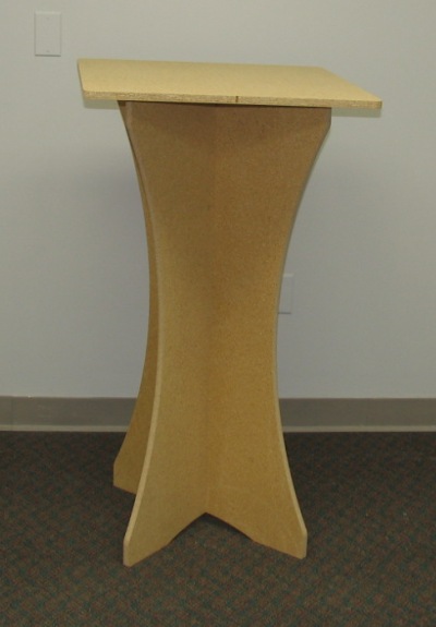 X Base Merchandise Display Table