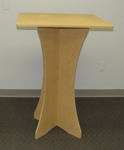 X Base Merchandise Display Table