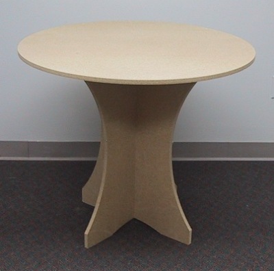 Round Merchandise Display Table