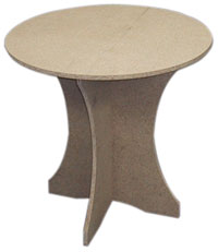 Round Merchandise Display Table