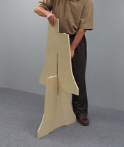 Display tree leg assembly