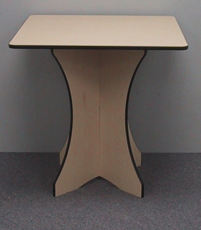 X Base Merchandise Display Table