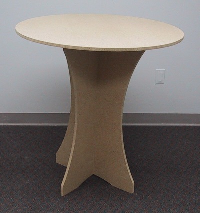 Round Merchandise Display Table