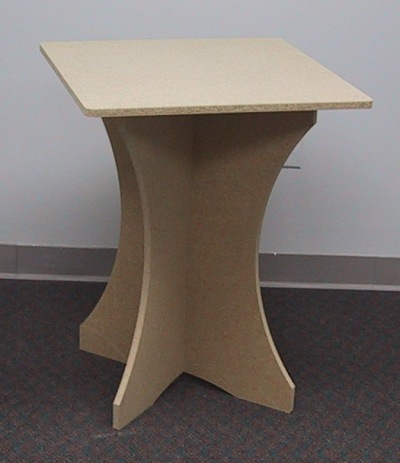 X Base Merchandise Display Table
