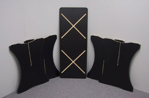 Rectangle merchandise display table unassembled