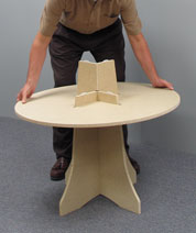 Display tree tier assembly