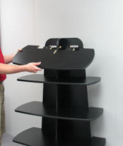 Display tree tier assembly