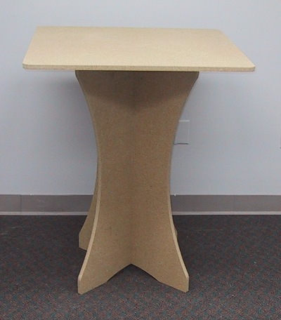X Base Merchandise Display Table