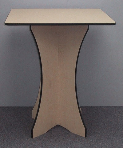 X Base Merchandise Display Table