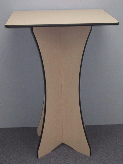 X Base Merchandise Display Table