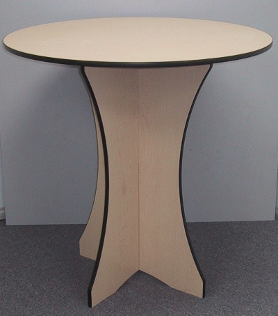 Round Merchandise Display Table