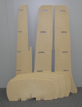 Display tree leg assembly